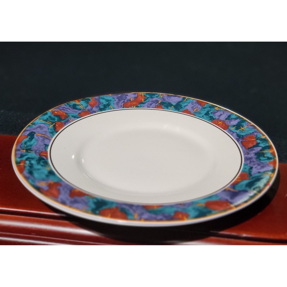 Flat Cup, & Saucer, Spring Jewel Collection, by Sango, Mug, and Plate Set - Picture 6 of 9
